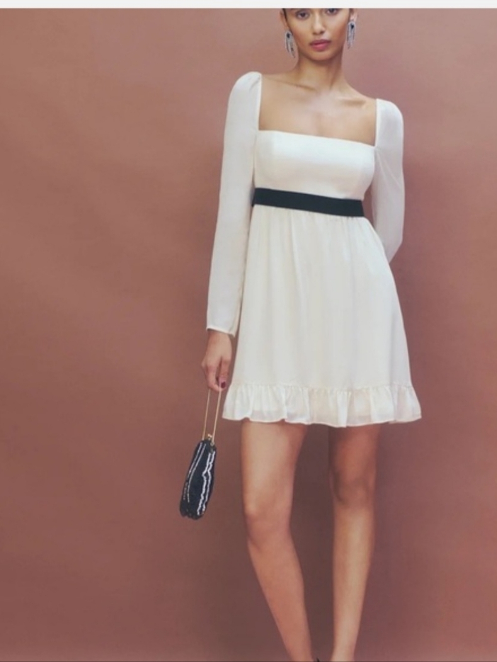 NWT Reformation Silves Belted Dress Size 8